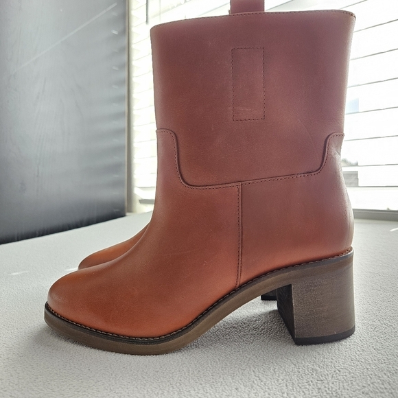 NWOT!!! Free People Tabby Bootie Color Tuscan Tan Cognac Size EU 39.5/ US 9-9.5 - Picture 4 of 6